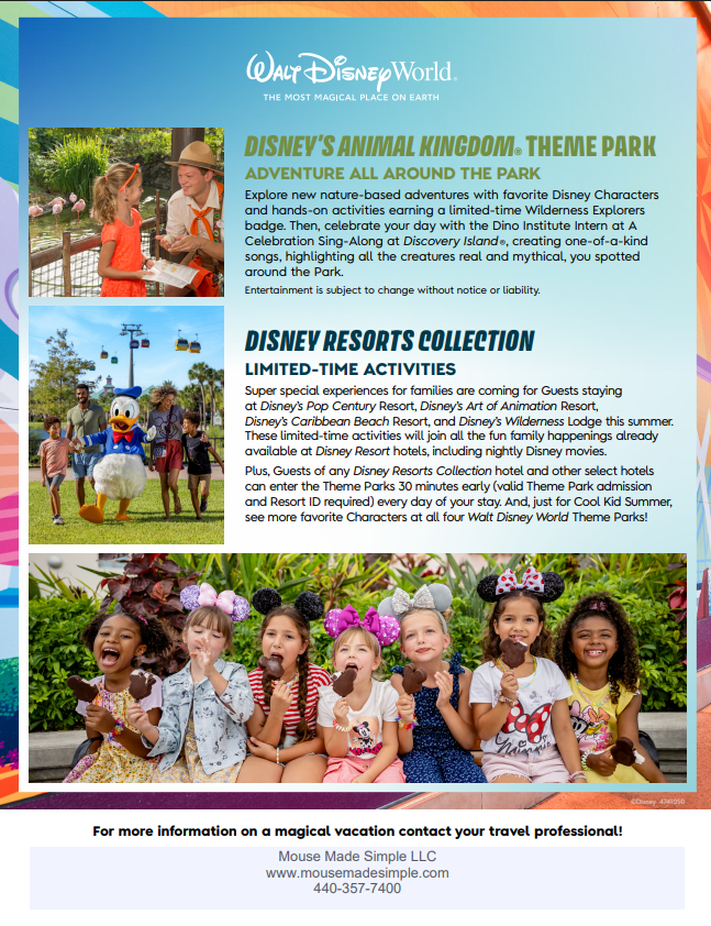 Cool Kid Summer at Walt Disney World